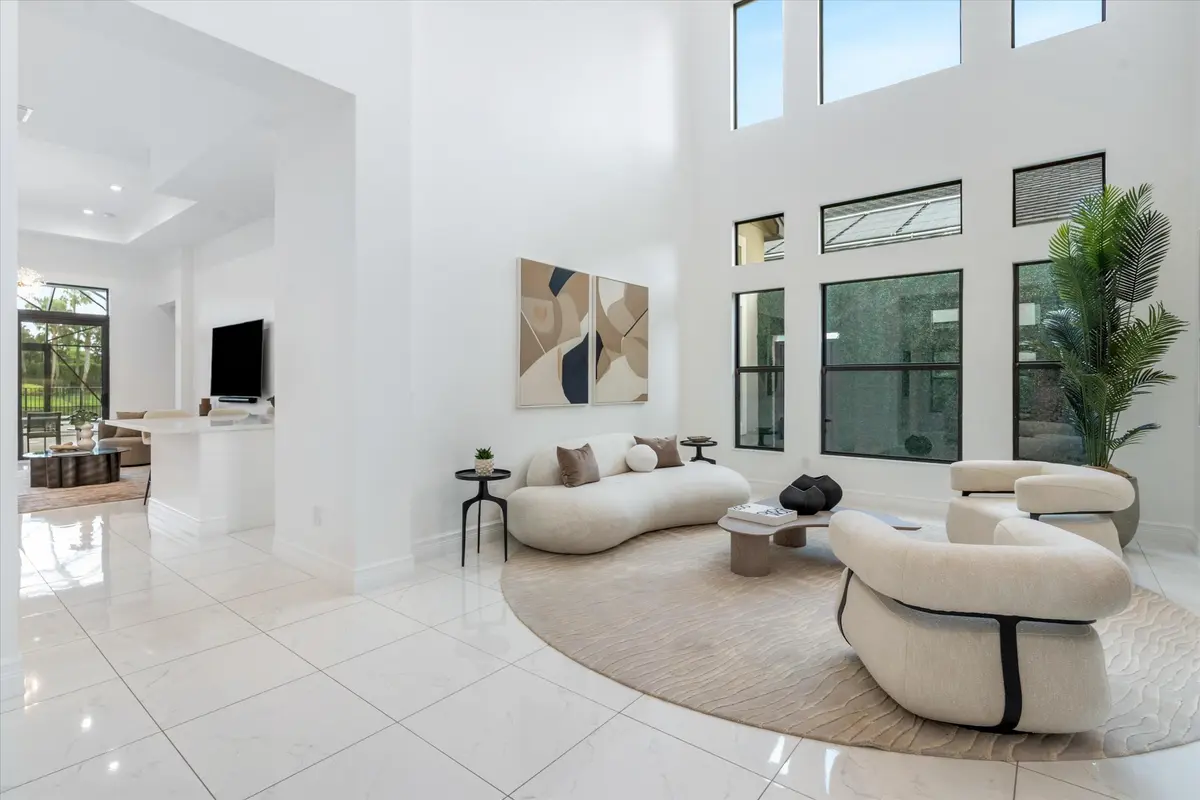 Grand Foyer | Living Room at 9086 Fiano Place, Boca Raton