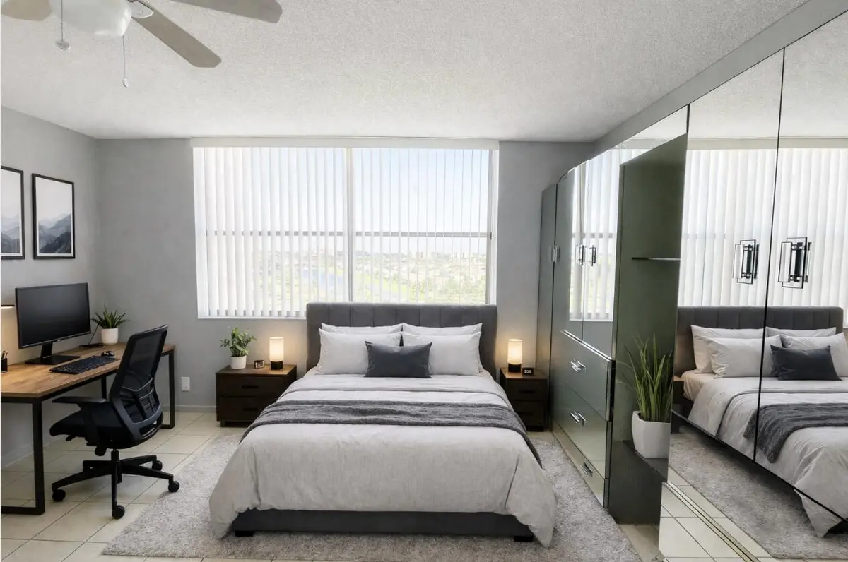 Master Bedroom at 14575 Bonaire Boulevard 708, Delray Beach