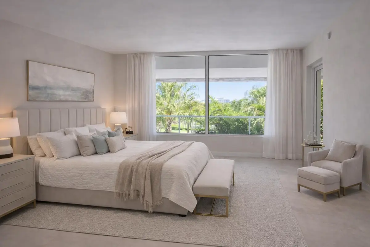 Bedroom One at 220 SE Mizner Boulevard 305, Boca Raton