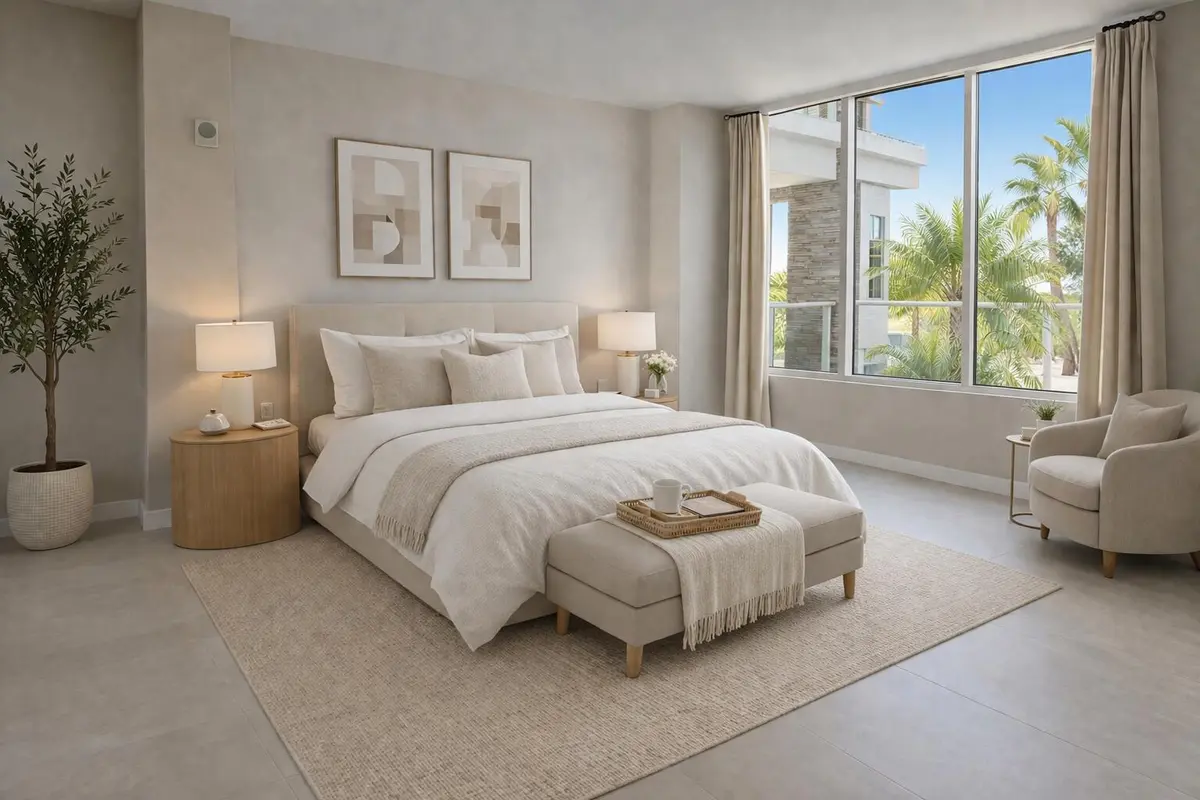 Bedroom Two at 220 SE Mizner Boulevard 305, Boca Raton