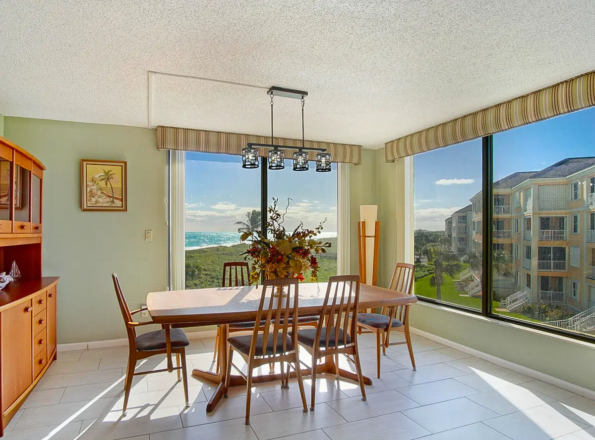 Diningroom view at 2400 S Ocean Drive 8144, Fort Pierce
