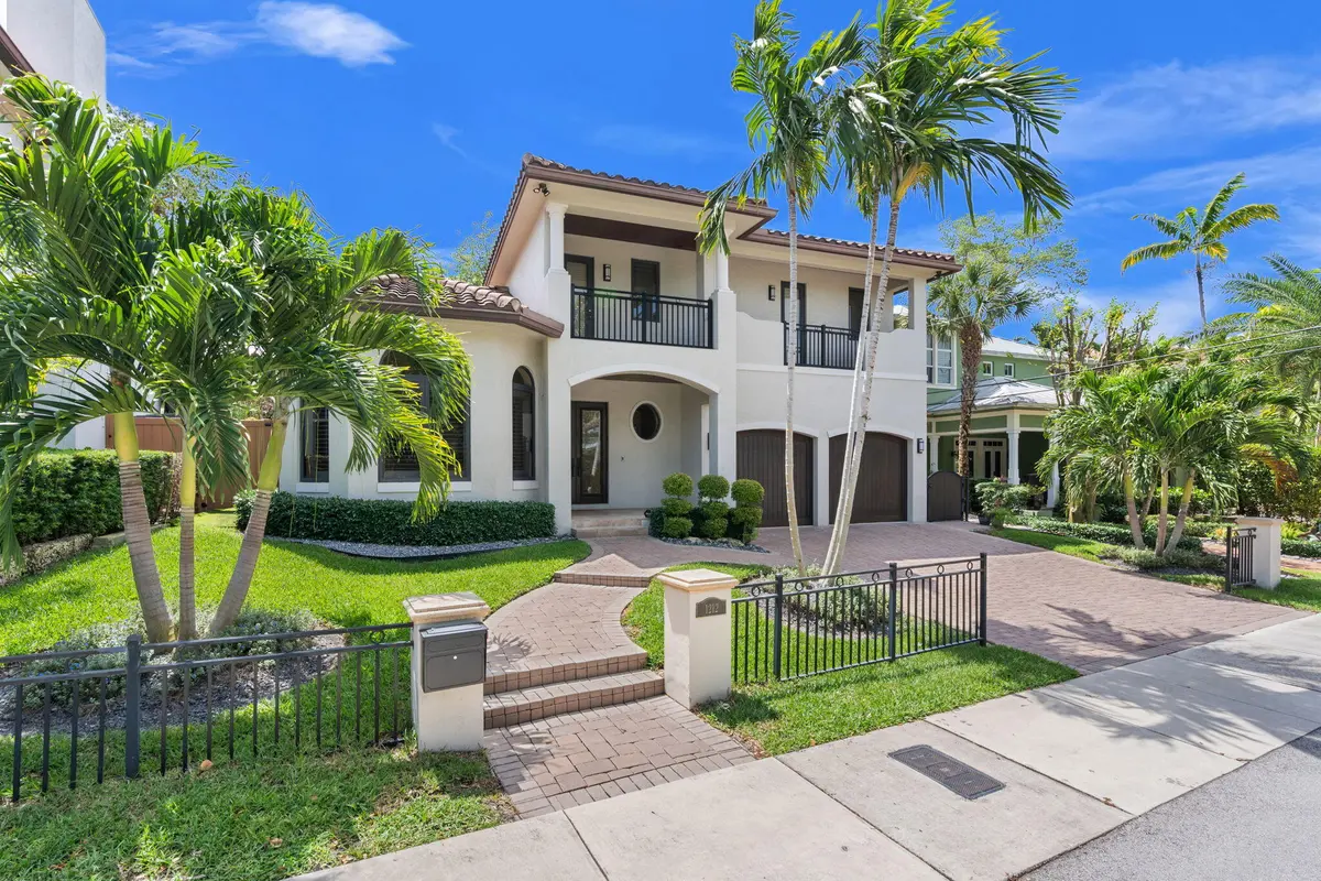 Front Elevation at 1212 Ponce De Leon Drive, Fort Lauderdale