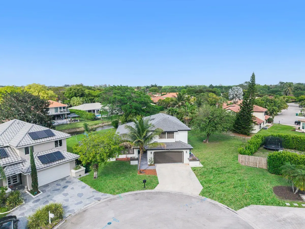 Aerial at 6273 NW 52nd Street, Coral Springs
