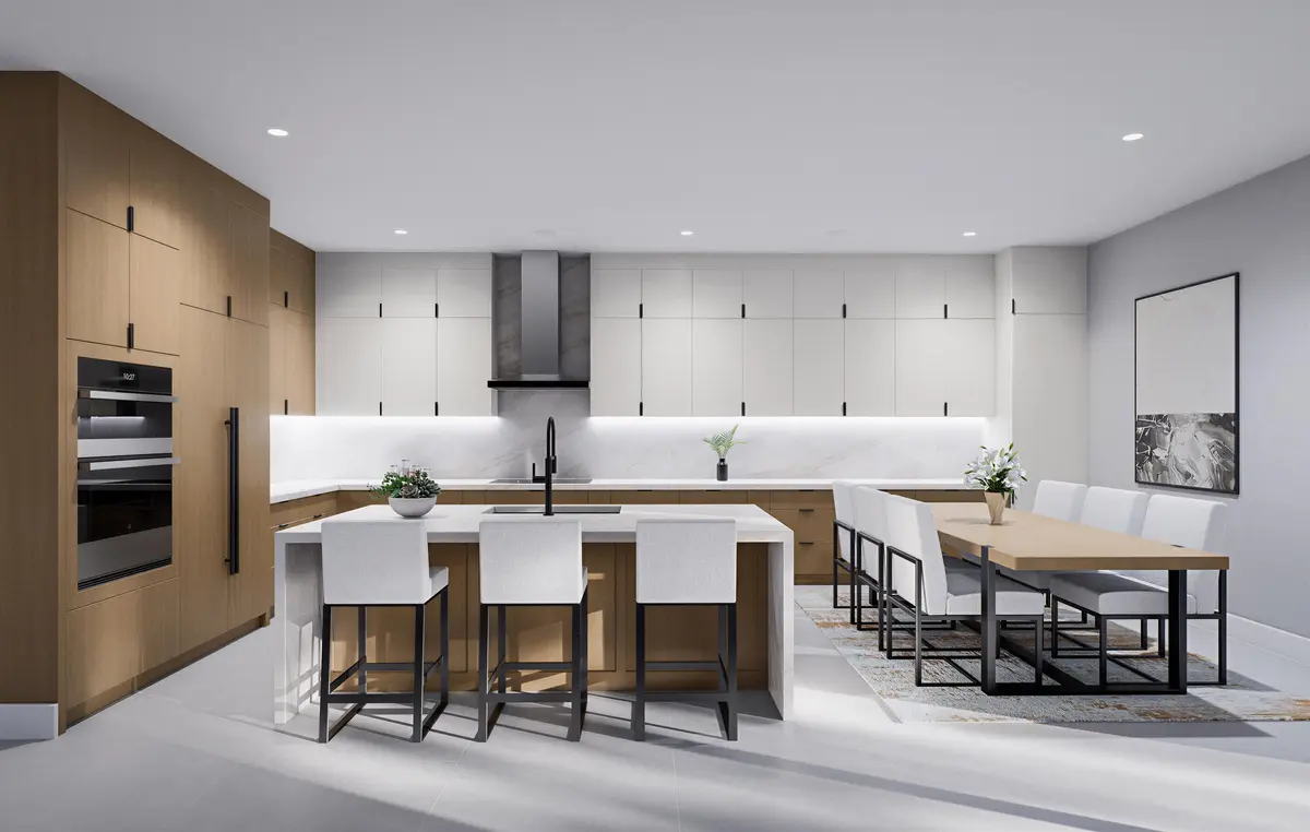 1642- Kitchen and Dining at 1642 NE 19th Street, Fort Lauderdale