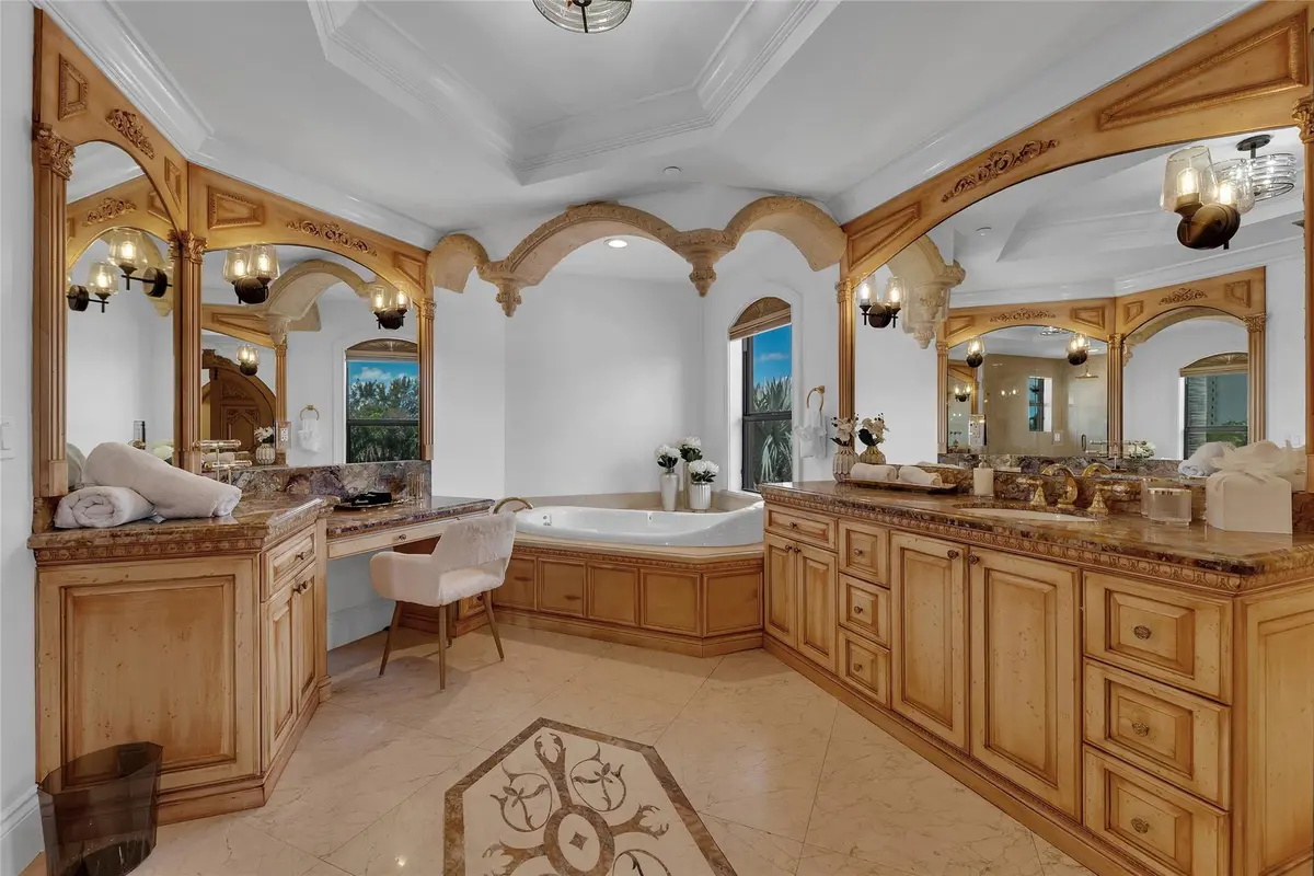 Hers Primary Bathroom at 1011 Rhodes Villa Avenue, Delray Beach