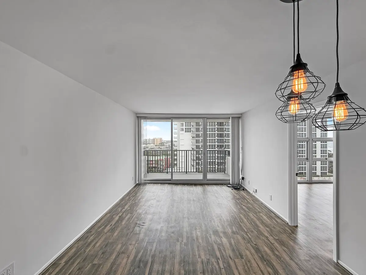 Living room at 525 N Ocean Boulevard 1016, Pompano Beach