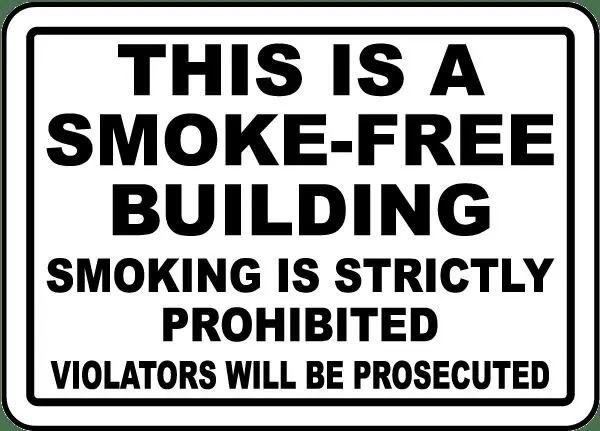 NO SMOKING SIGN 1 at 4701 Martinique Drive K3, Coconut Creek