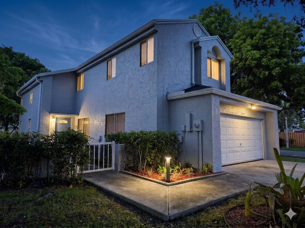 Night View at 3380 NW 22nd Court, Coconut Creek