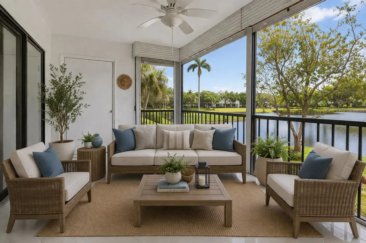 Screened in Lanai at 5106 Oak Hill Lane 923, Delray Beach