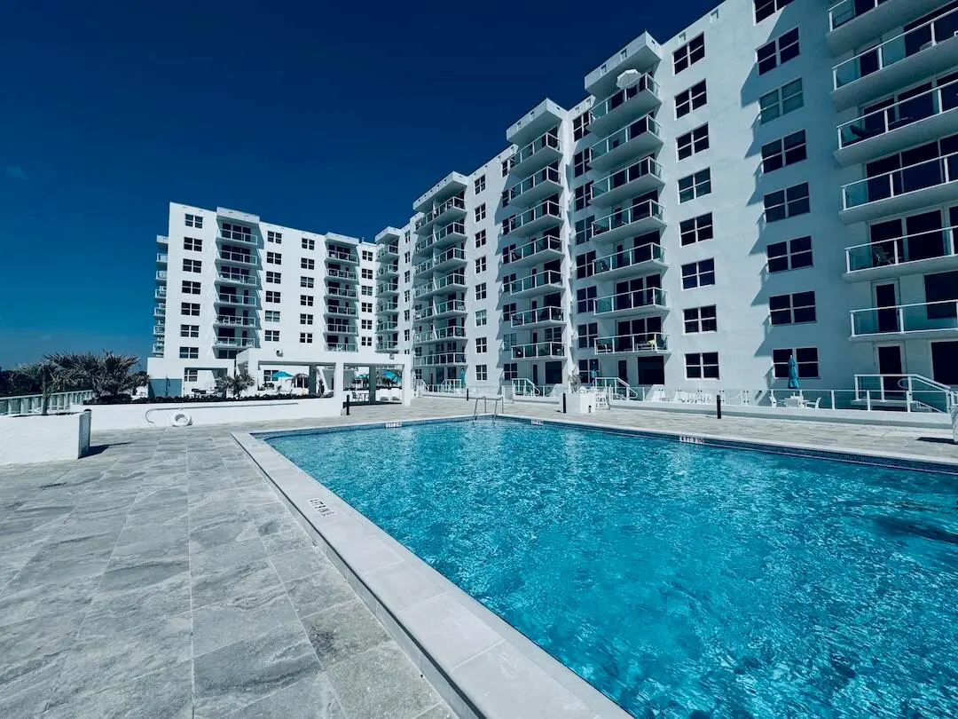 Pool BuildingView at 3450 S Ocean Boulevard 5030, Palm Beach