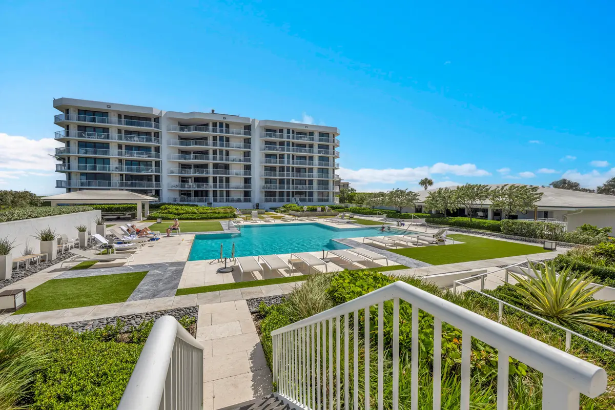 private stairwell at 3170 S Ocean Boulevard 201n, Palm Beach