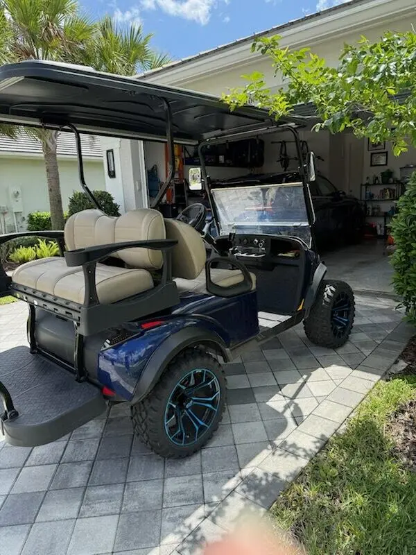 Golf cart at 13436 SW River Rock Road, Port St. Lucie
