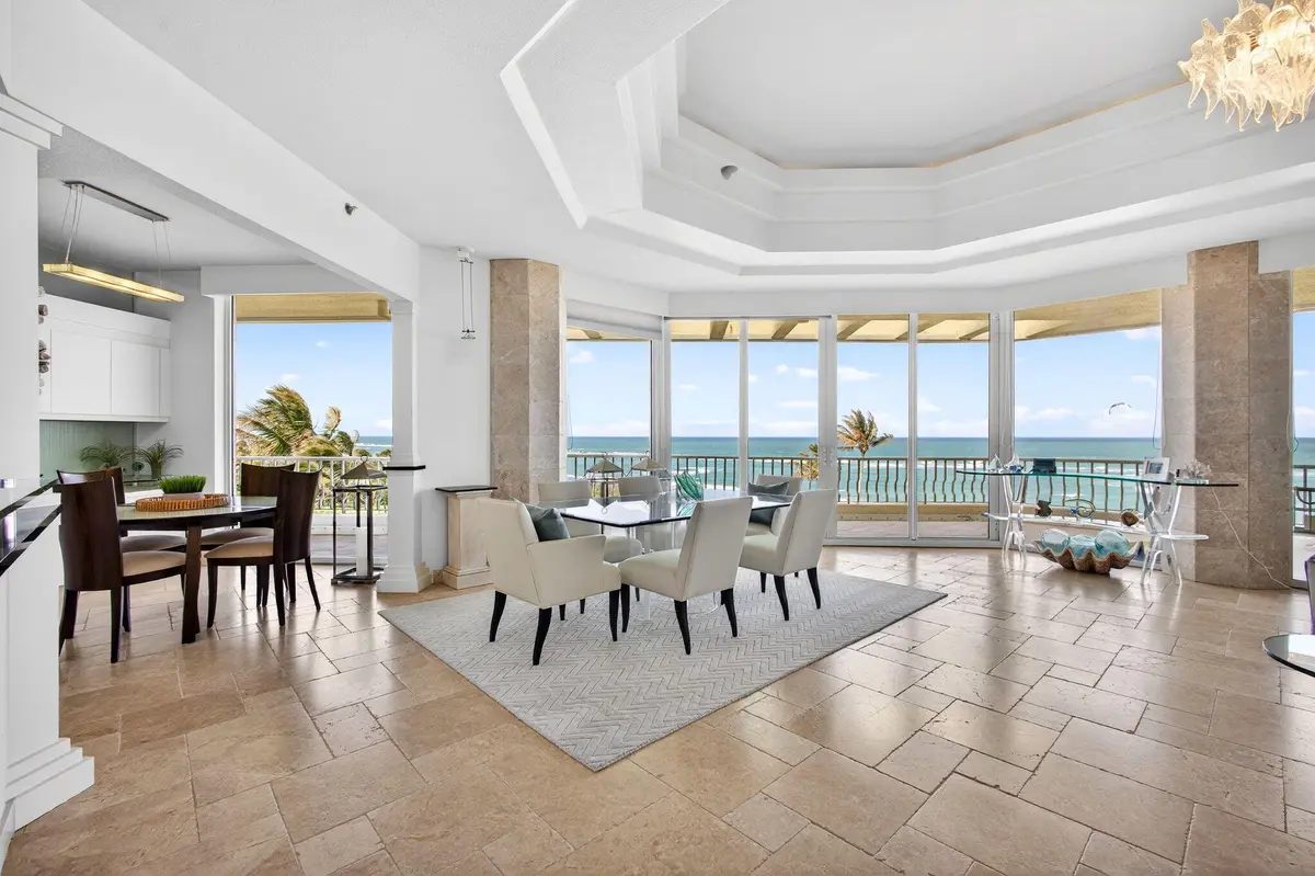 Dining area at 2920 SE Dune Drive 420, Stuart