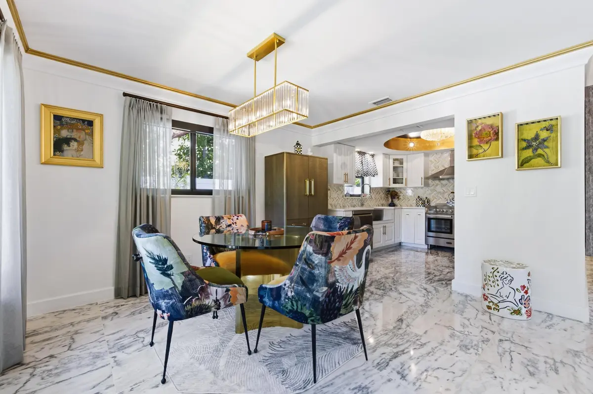 Dining Area at 702 S Atlantic Drive, Lantana