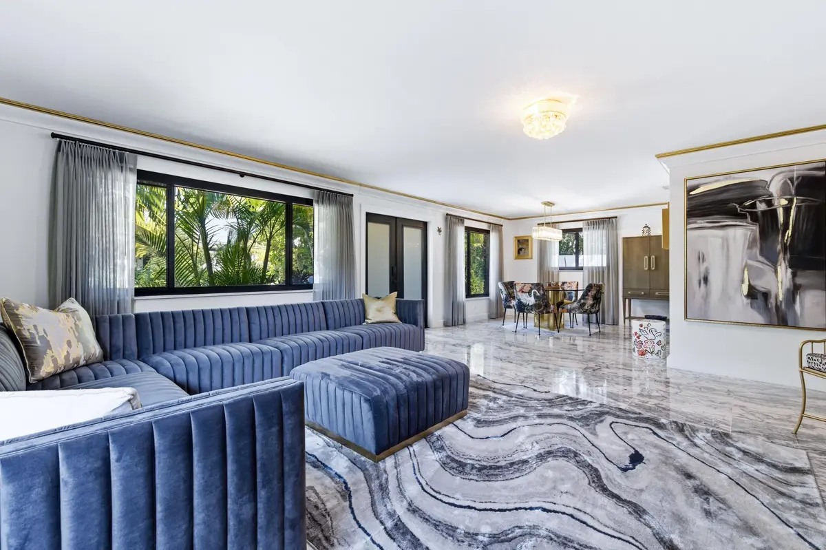 Dining View from Livingroon at 702 S Atlantic Drive, Lantana