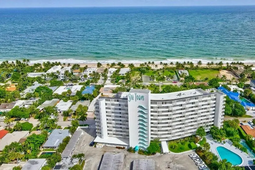 aerial at 2840 N Ocean Boulevard 308, Fort Lauderdale