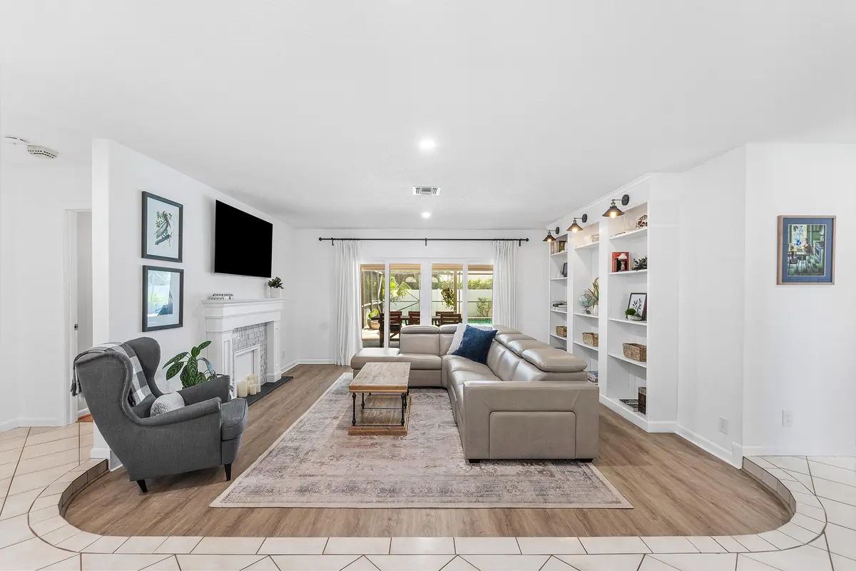 Living Room at 17680 Pine Needle Terrace, Boca Raton