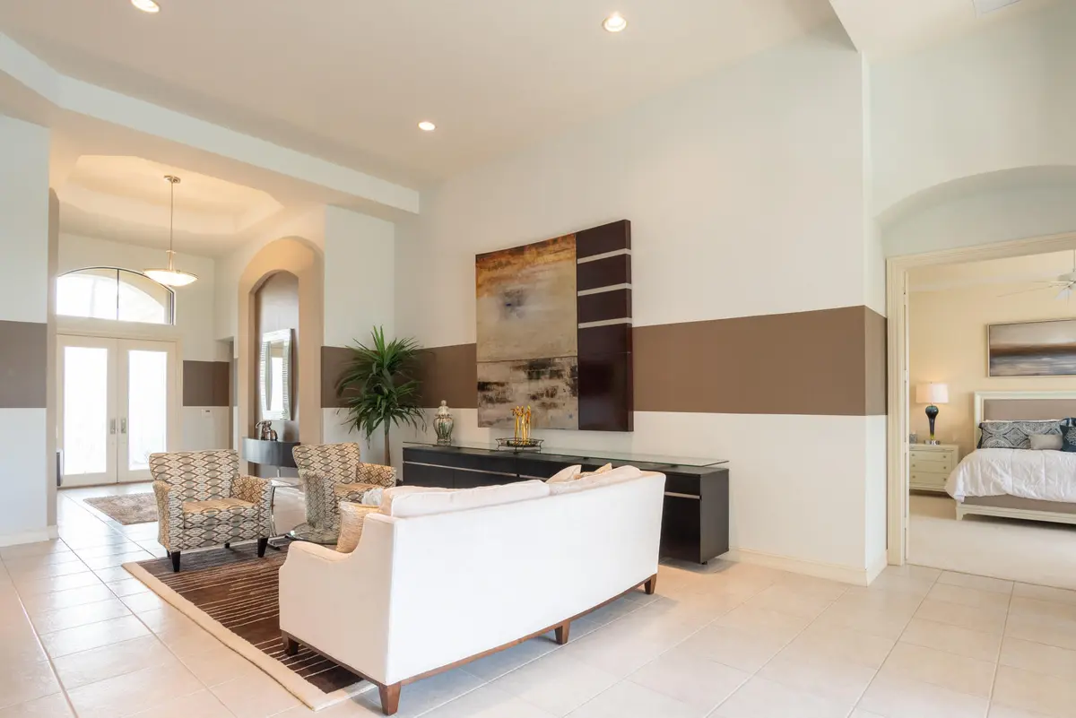 Foyer and Living Room at 10240 Blue Heron Cove, West Palm Beach