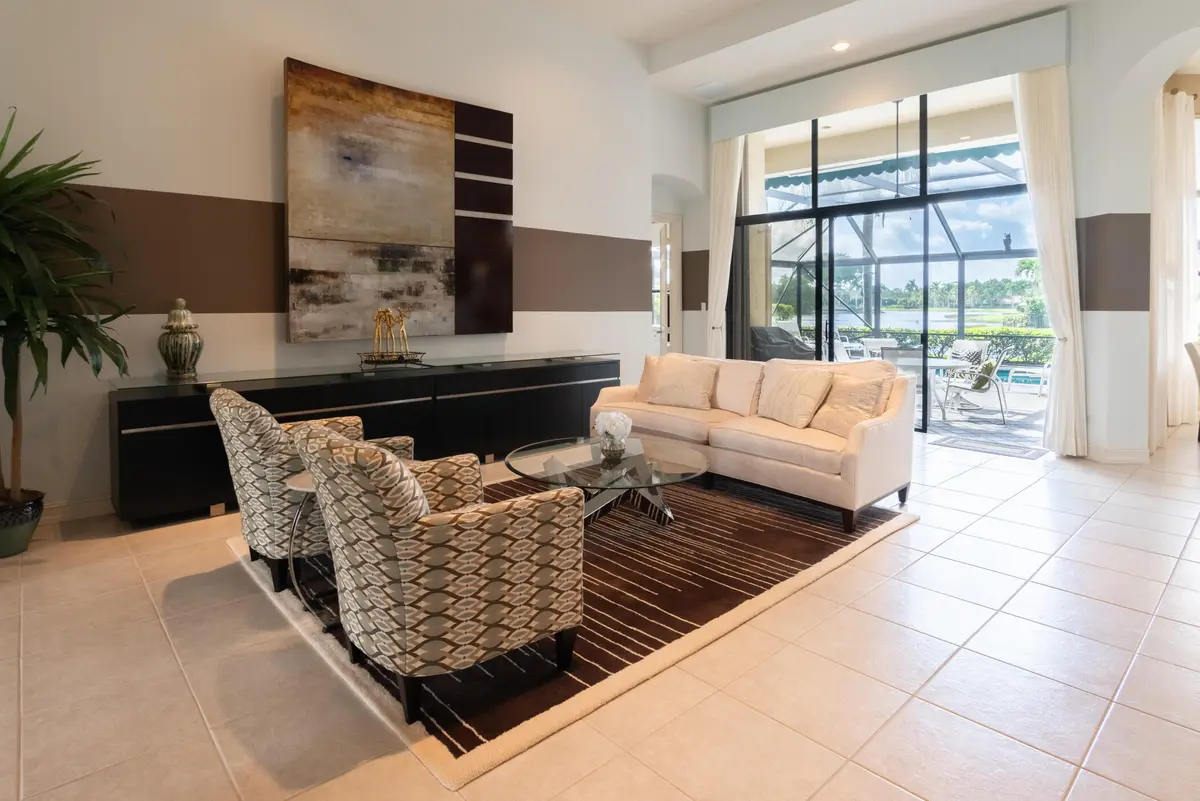 Living Room at 10240 Blue Heron Cove, West Palm Beach
