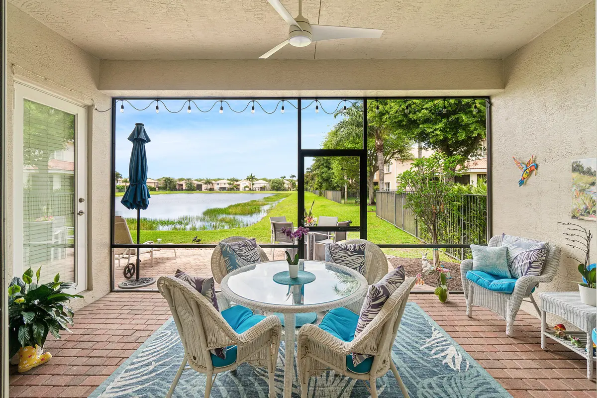 Screen In Patio at 11565 Ponywalk Trail, Boynton Beach