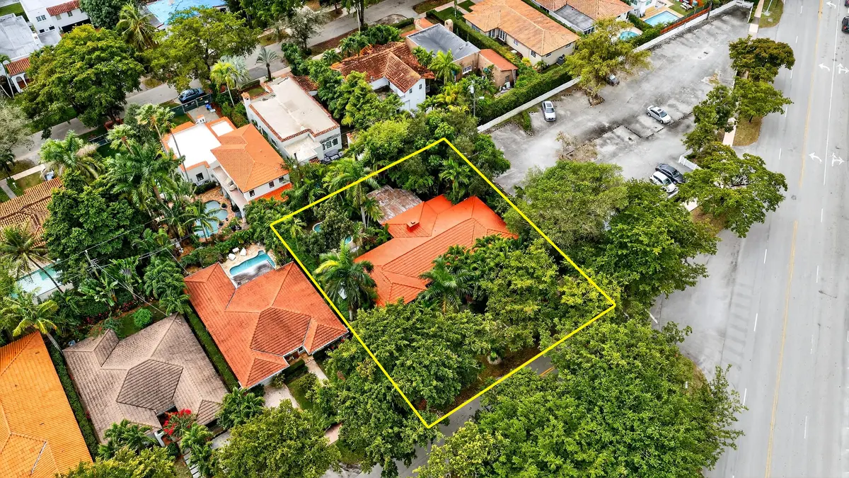 Aerial at 320 San Sebastian Avenue, Coral Gables