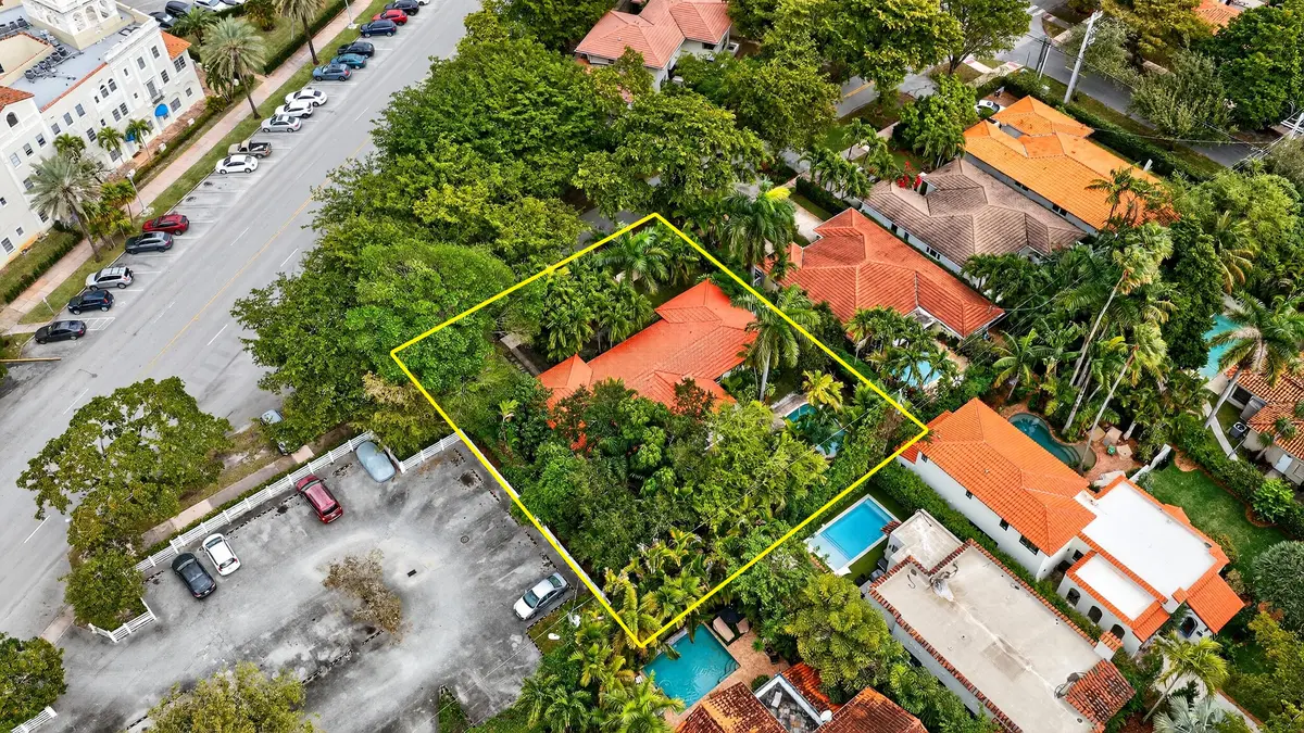 Aerial at 320 San Sebastian Avenue, Coral Gables