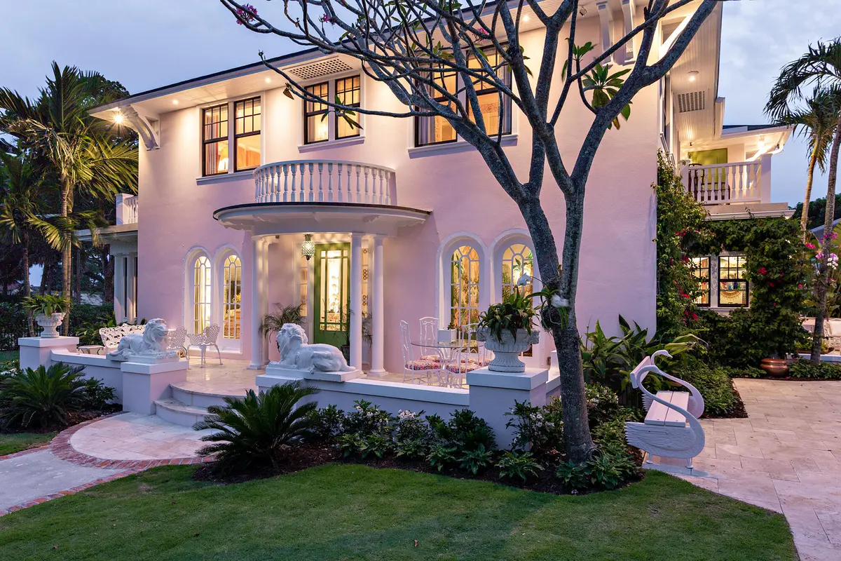 Twilight Exterior at 3101 Washington Road, West Palm Beach