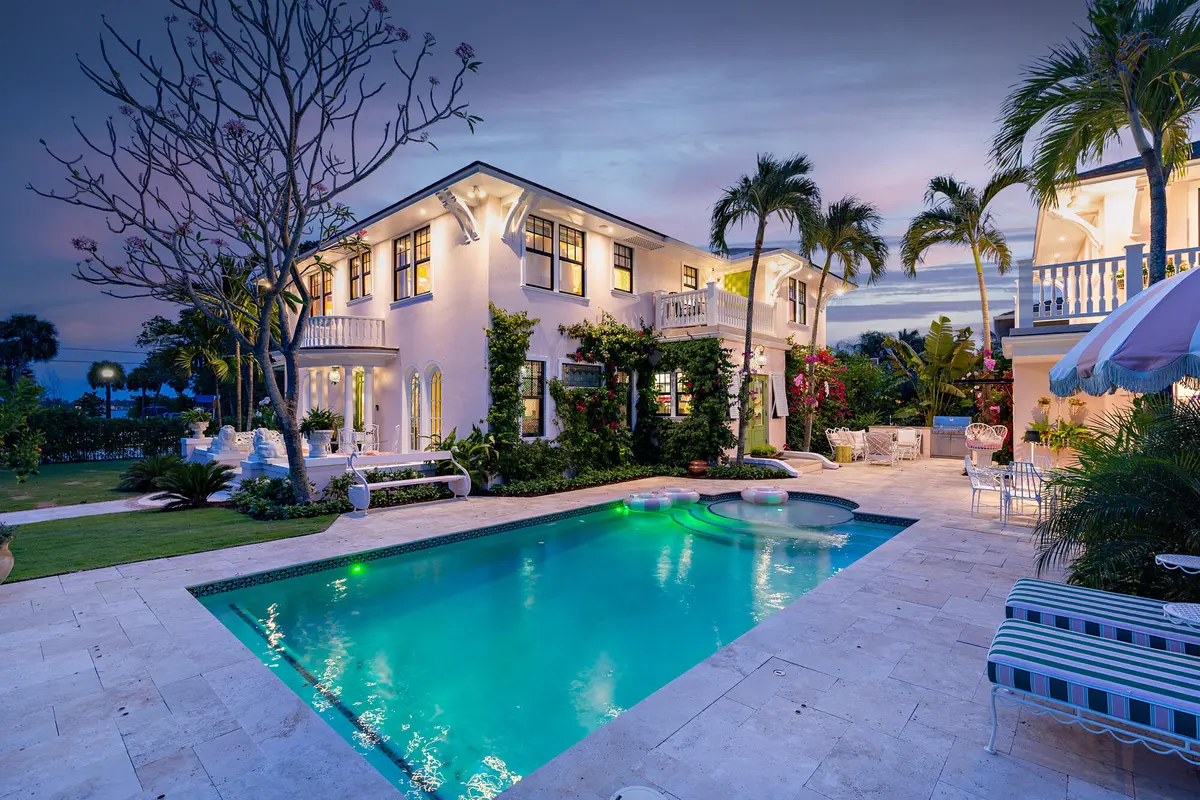 Twilight Pool at 3101 Washington Road, West Palm Beach