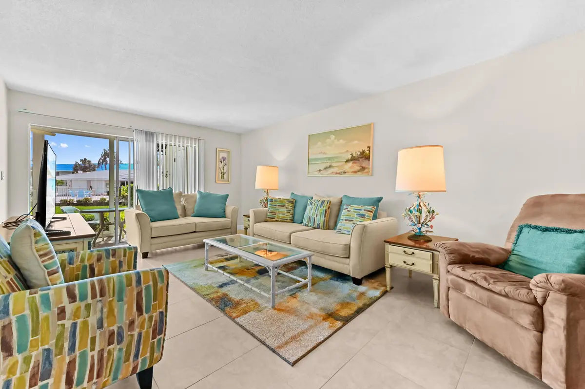05 Living room 01 at 5540 N Ocean Boulevard 107, Ocean Ridge