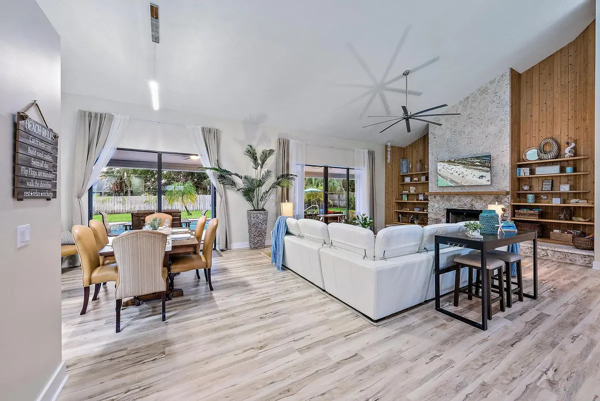 Living/Dining Room at 8422 SE Quail Ridge Way, Hobe Sound