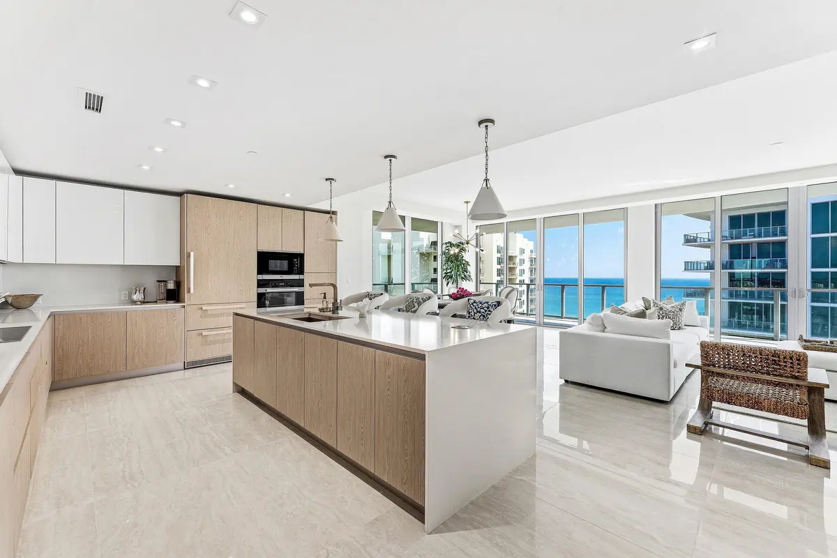 Living Room at 3100 N Ocean Drive 1702p, Singer Island