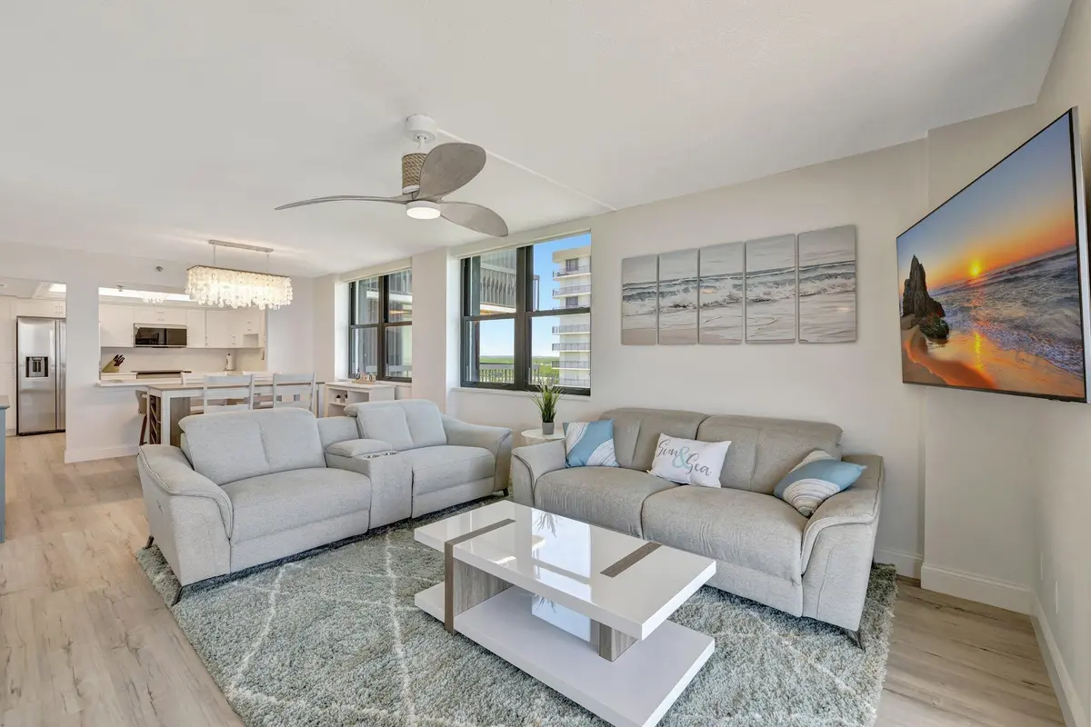 1102 LR-DR-Kitchen view at 3100 N Hwy A1a 1102, Fort Pierce