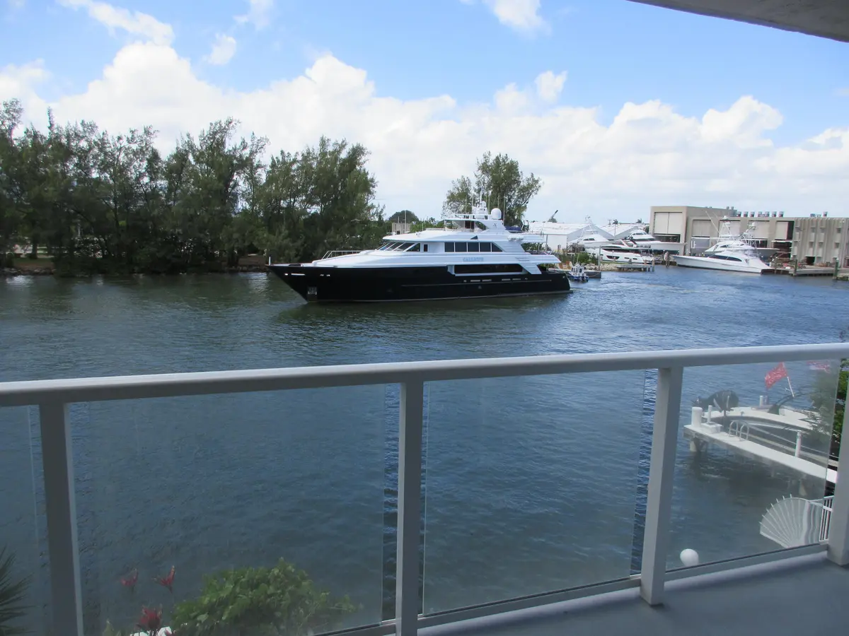 view from balcony at 1401 N Riverside Drive 307, Pompano Beach