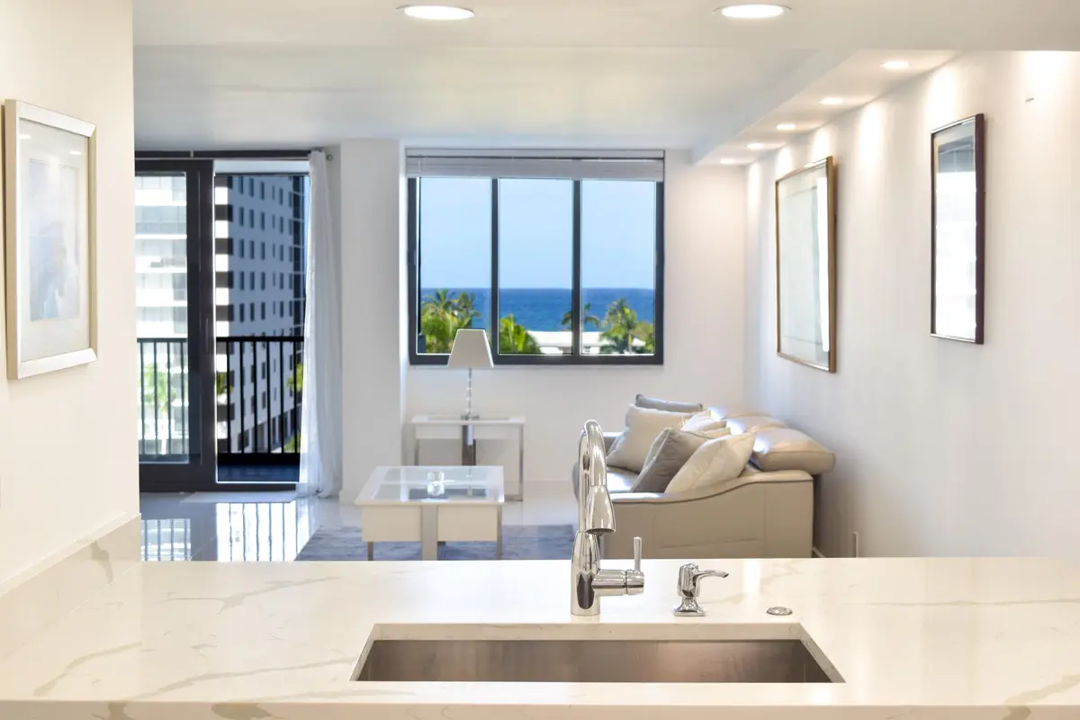 8. Apartment - Kitchen View (1) at 3420 S Ocean Boulevard 7o, Highland Beach