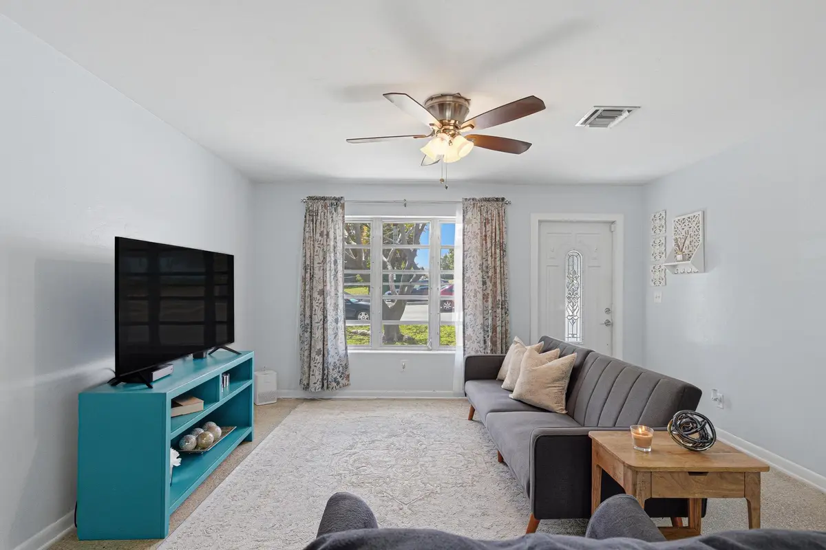 Living room at 528 N A Street, Lake Worth Beach