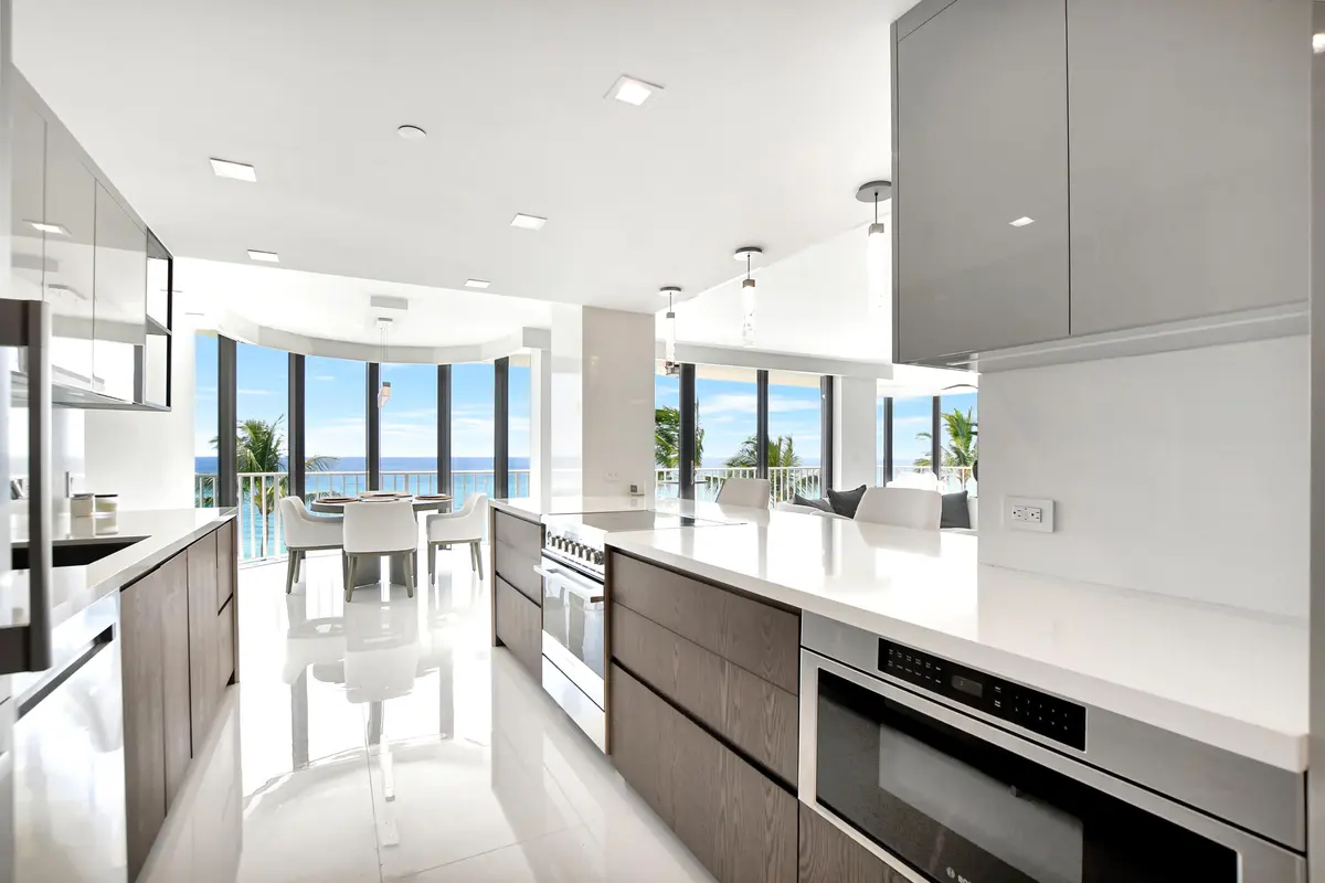 High-end kitchen at 2917 S Ocean Boulevard 403, Highland Beach