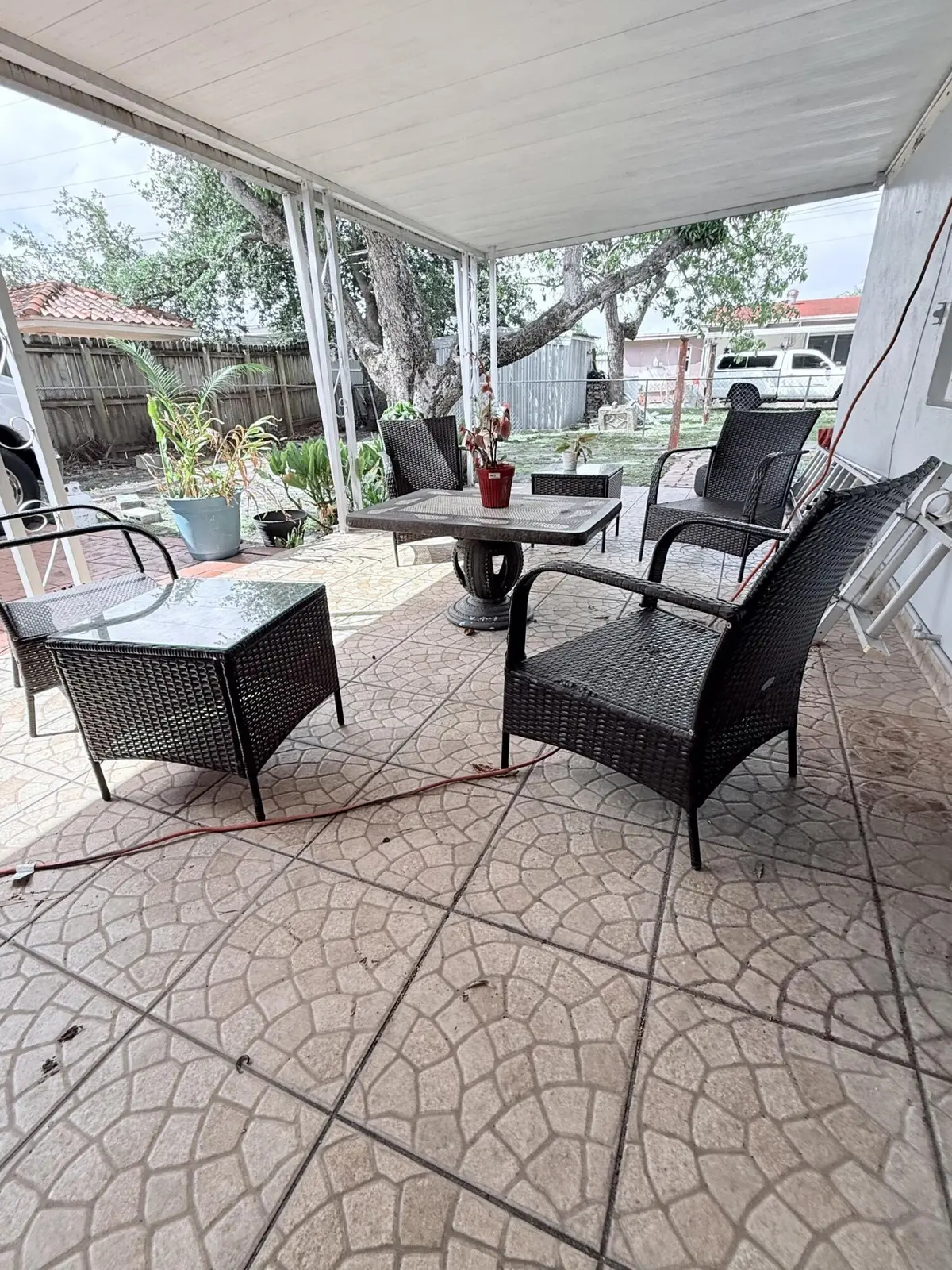 Covered Terrace at 957 W 67th Street, Hialeah