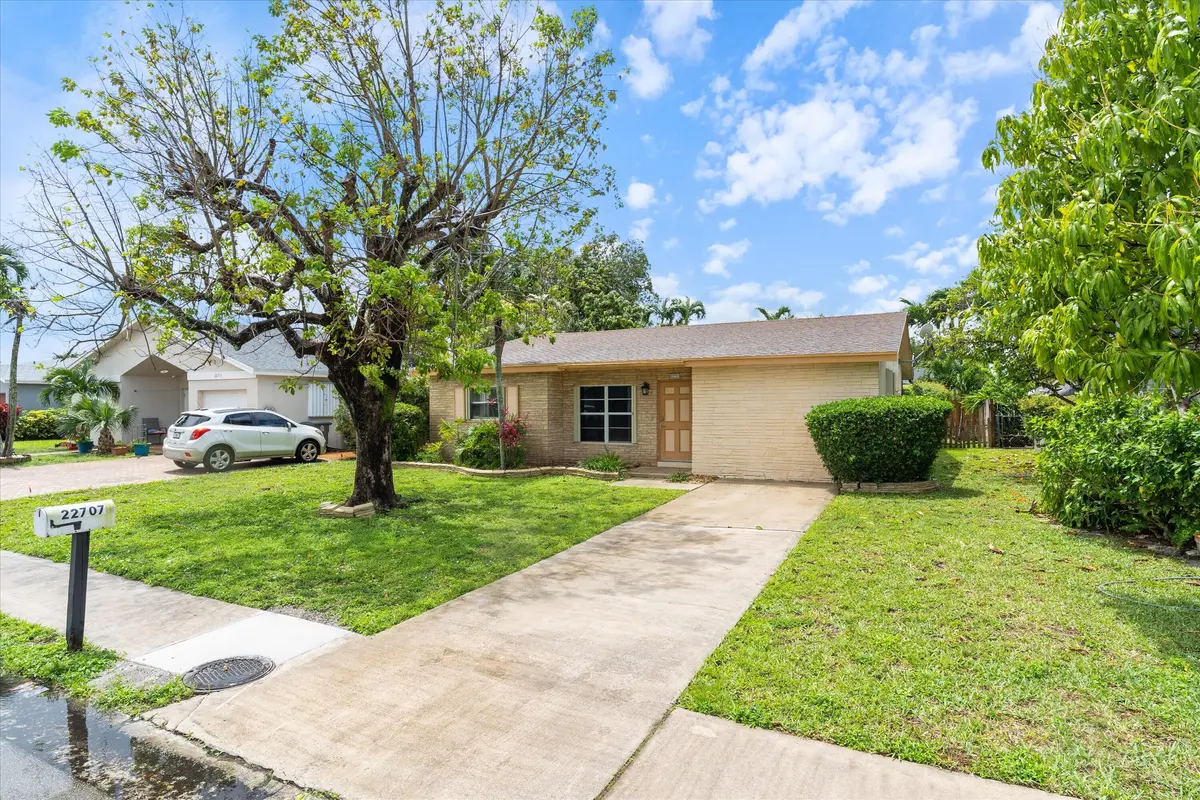 Front of property at 22707 SW 64th Way, Boca Raton