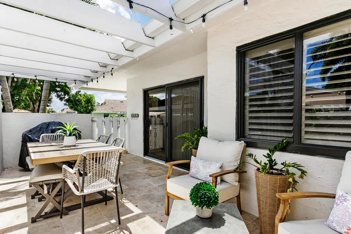 Private Front Porch at 3616 Freshwater Drive, Jupiter