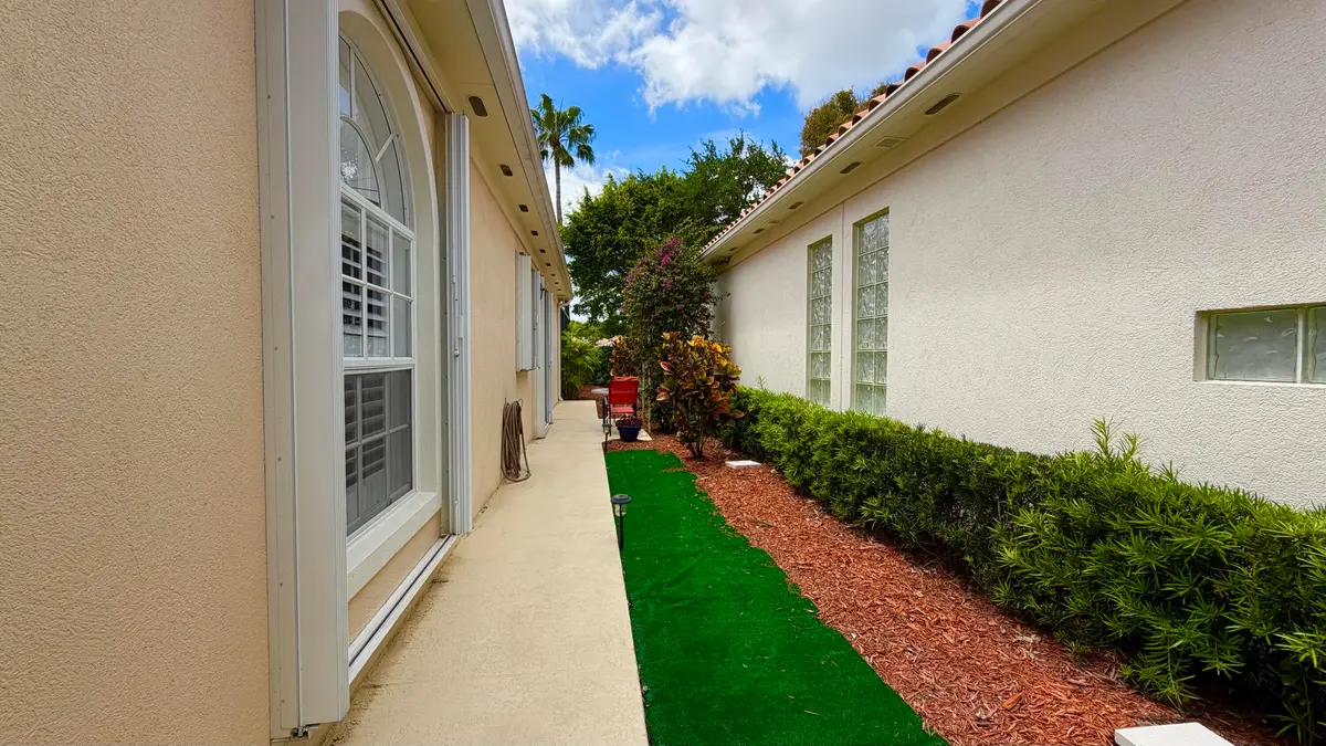 Side of house at 2749 Irma Lake Drive, West Palm Beach