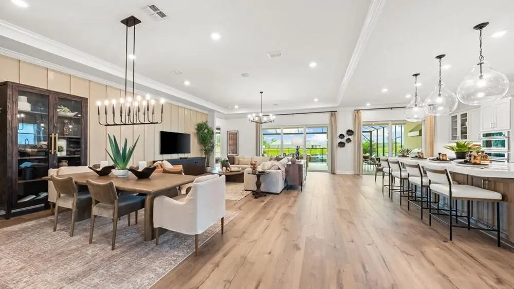 Pallazio ll-living kitchen and dining at 13729 SW Shinnecock Drive, Port St. Lucie