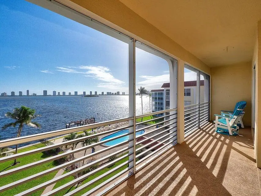 Porch at 105 Paradise Harbour Boulevard 502, North Palm Beach