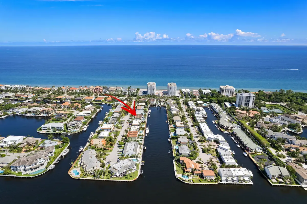 Aerial View at 1106 Bel Air Drive C, Highland Beach