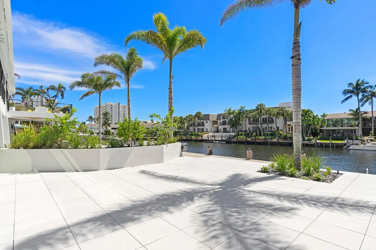 Patio & Dock at 1106 Bel Air Drive C, Highland Beach