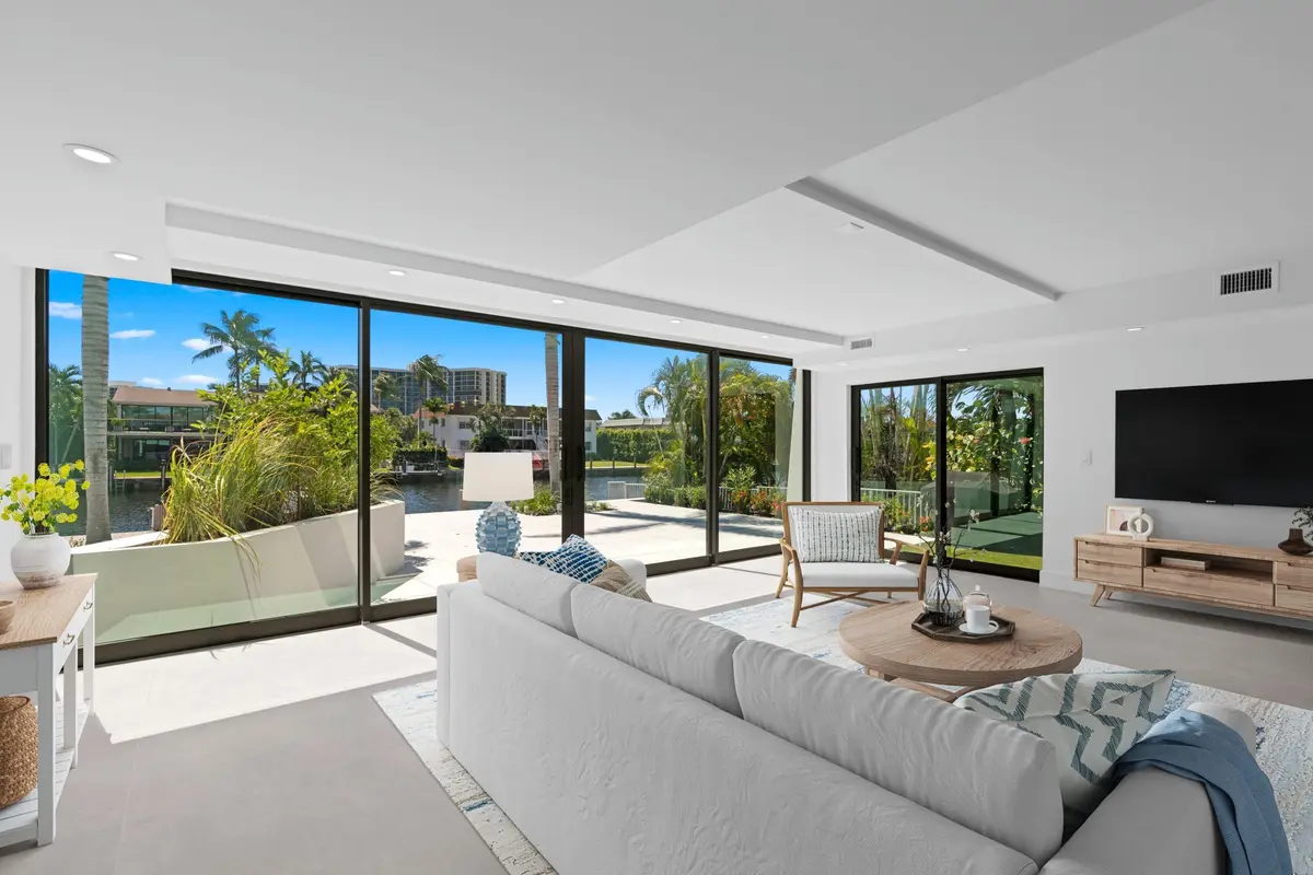 Living Room at 1106 Bel Air Drive C, Highland Beach