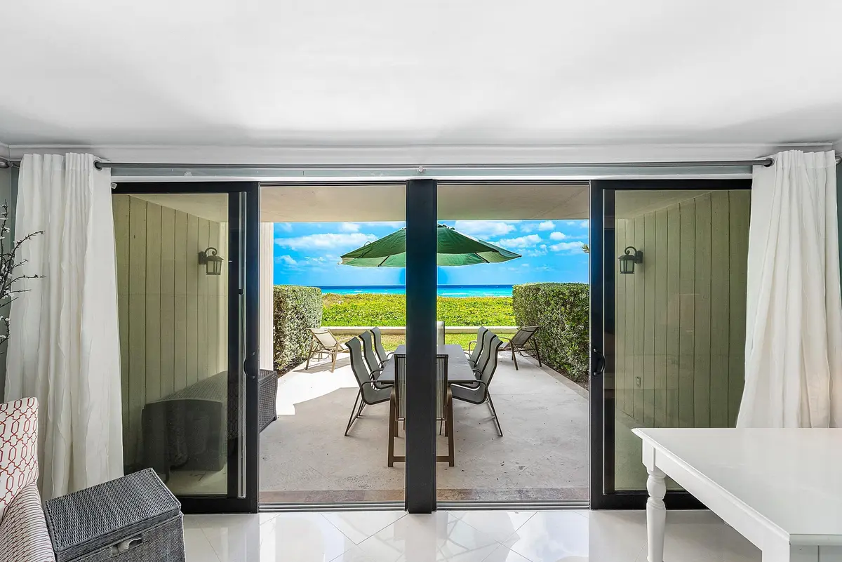 SPACIOUS OCEANFRONT PATIO at 2155 S Ocean Boulevard 7, Delray Beach