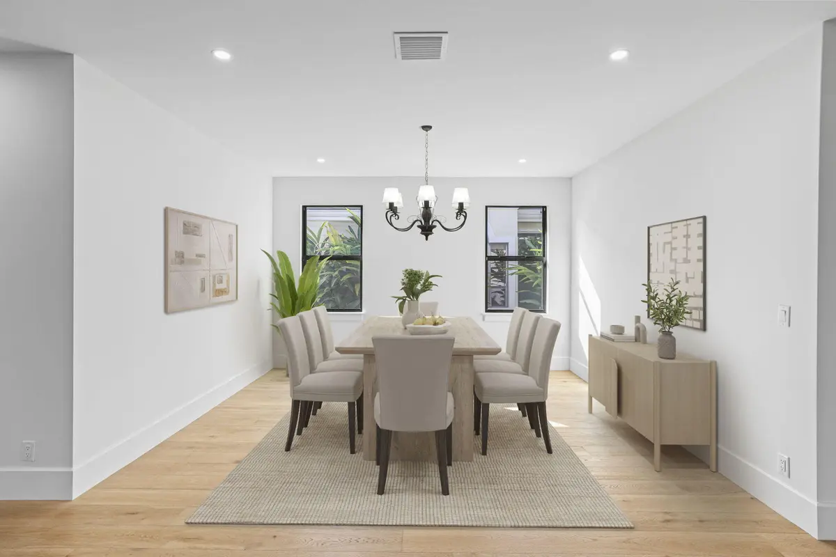 DINING ROOM is VIRTUALLY STAGED at 195 Birkdale Lane, Jupiter
