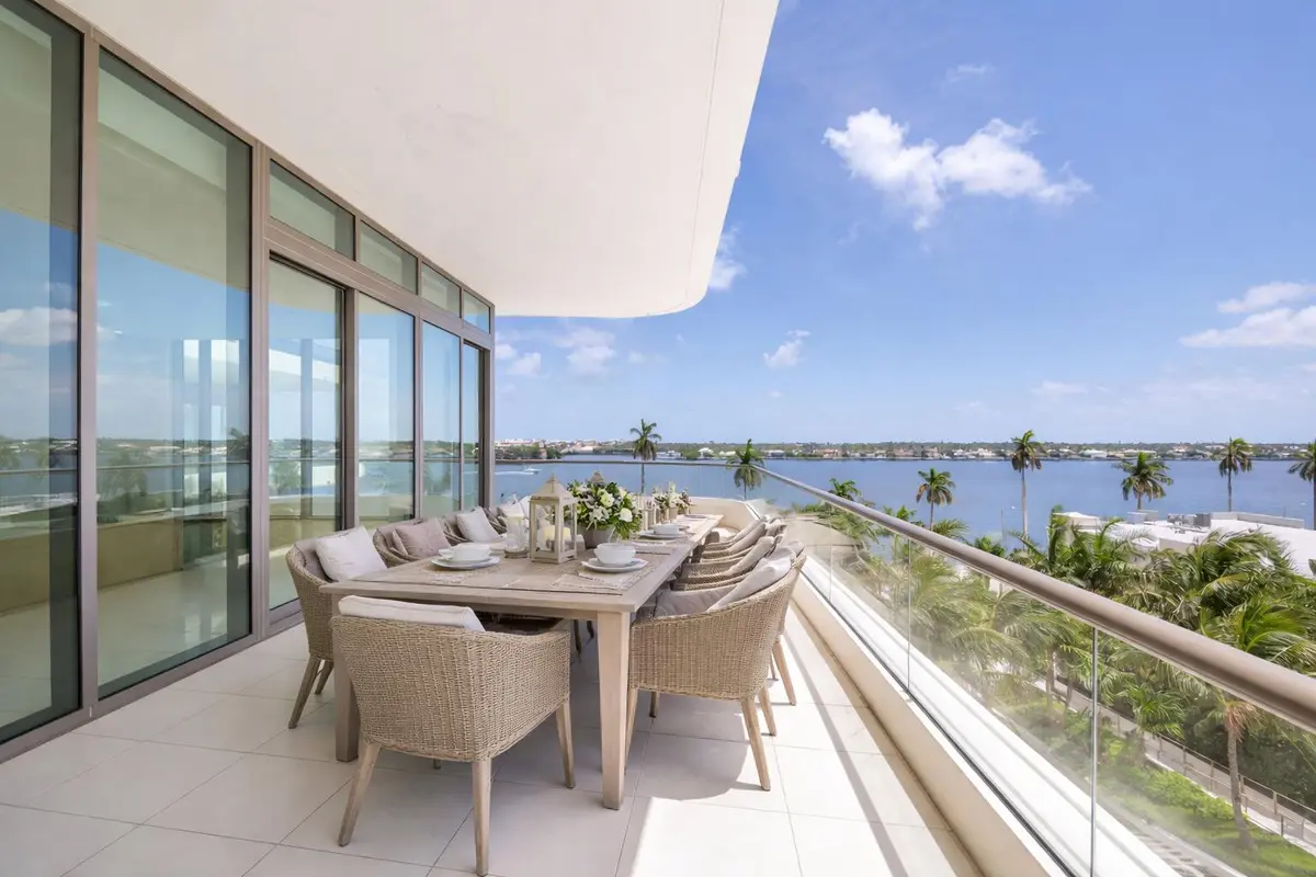 STAGED Exterior at 200 Arkona Court 504, West Palm Beach