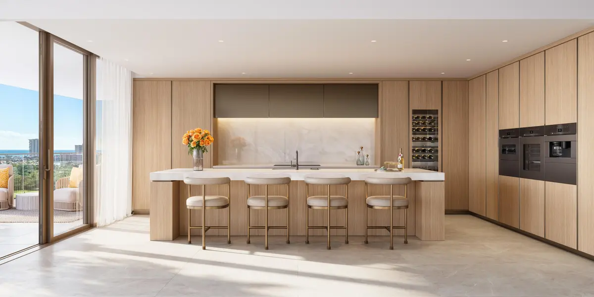 Kitchen at 280 E Palmetto Park Road 73, Boca Raton