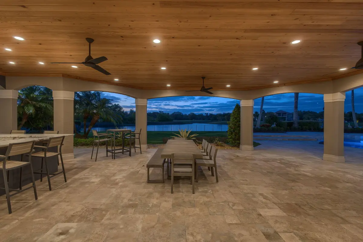 Custom Patio at 11135 Lynwood Palm Way, Palm Beach Gardens